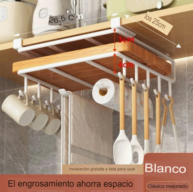 Cesta Bajo la Balda de Acero Inoxidable – Modelo Engrosado